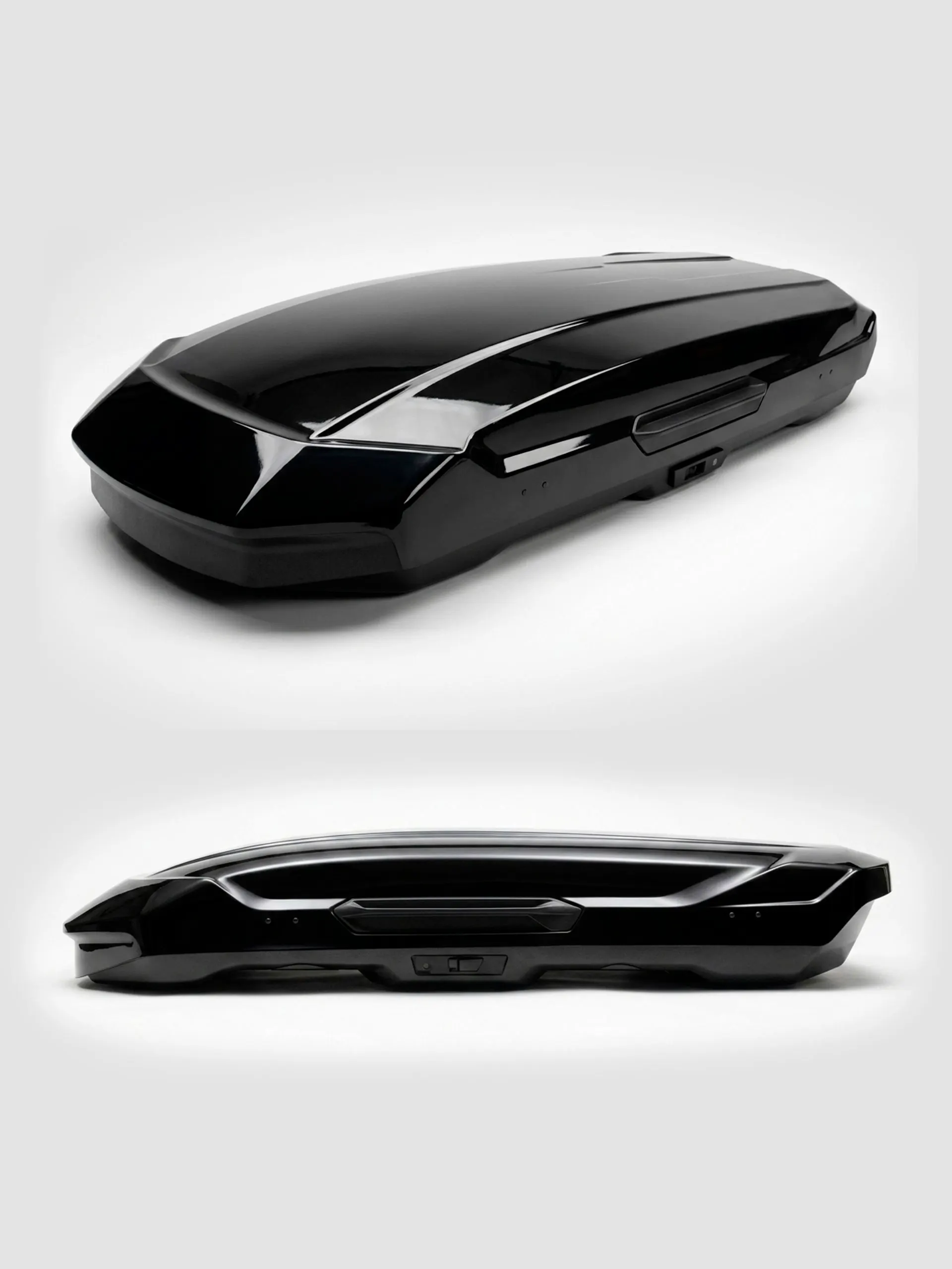 Автобокс SharkBox Sleeper 189, чёрный глянец — 450 л